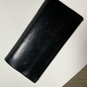 💎 SAINT LAURENT | Leather Glasses Pouch AS IS